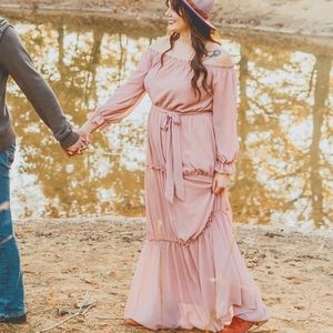 Blush Boho dress